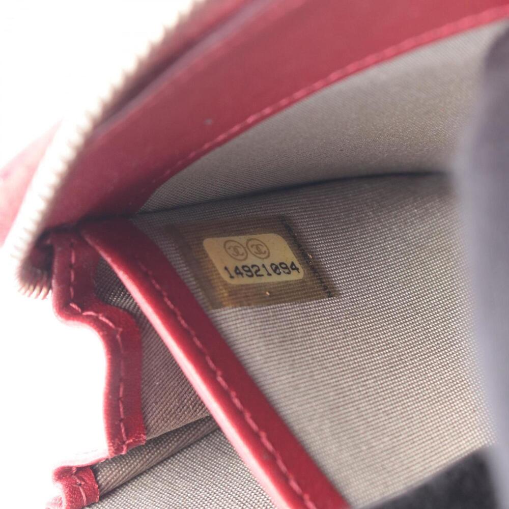 CHANEL Red Leather Wallet - Picture 5 of 10
